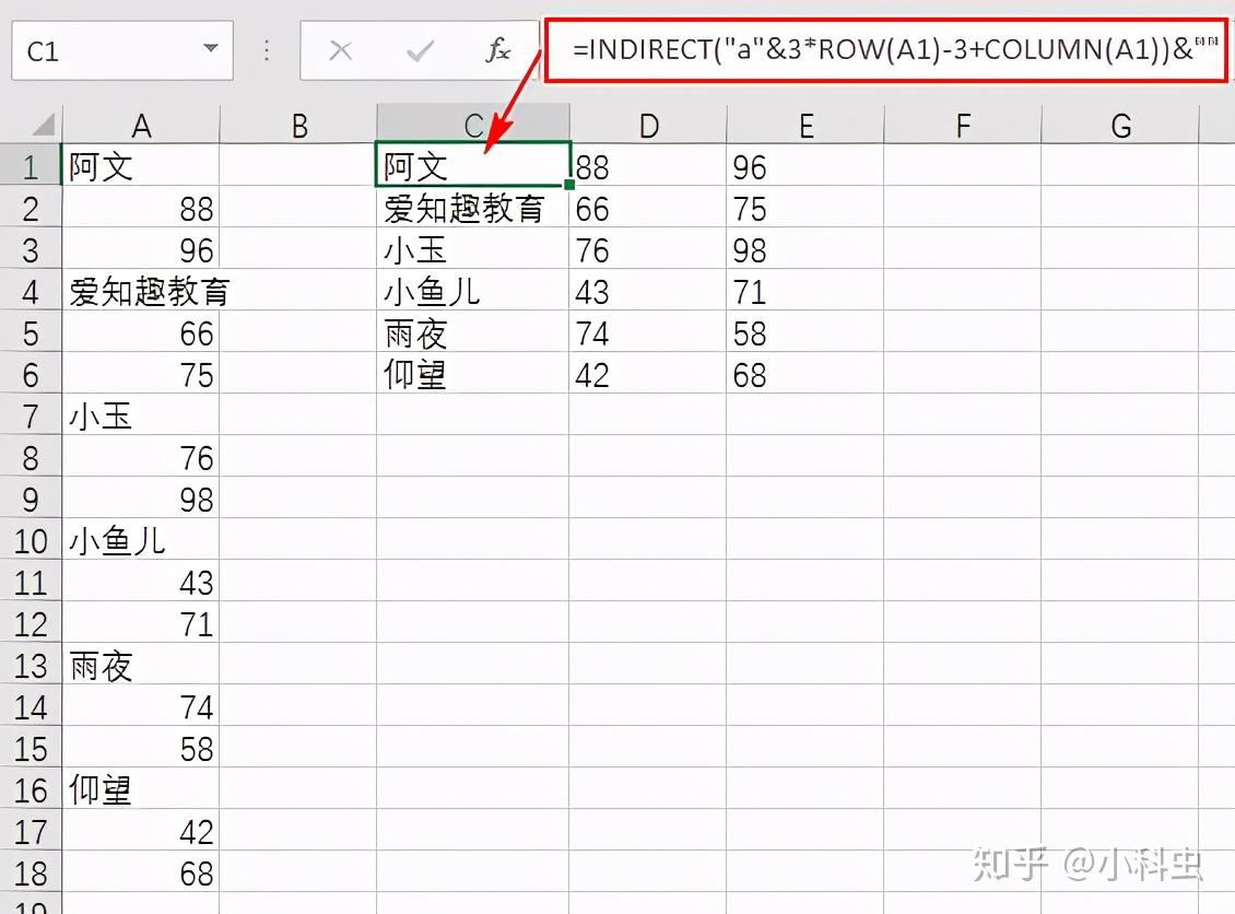 Excel教程:实用的INDIRECT函数有多强,你知道吗?Excel神技能!